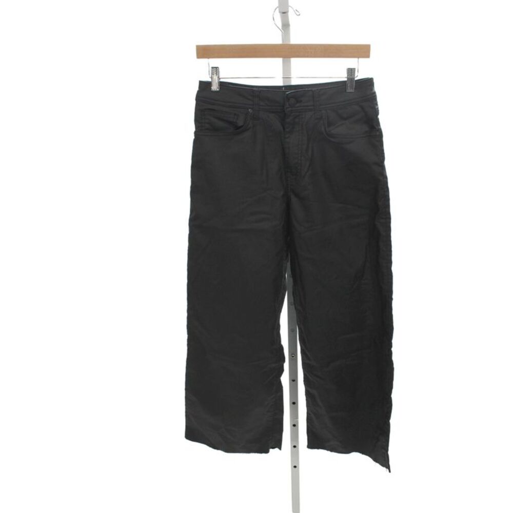 Mavi Women Cropped Black High Rise Cotton Jeans Size 28